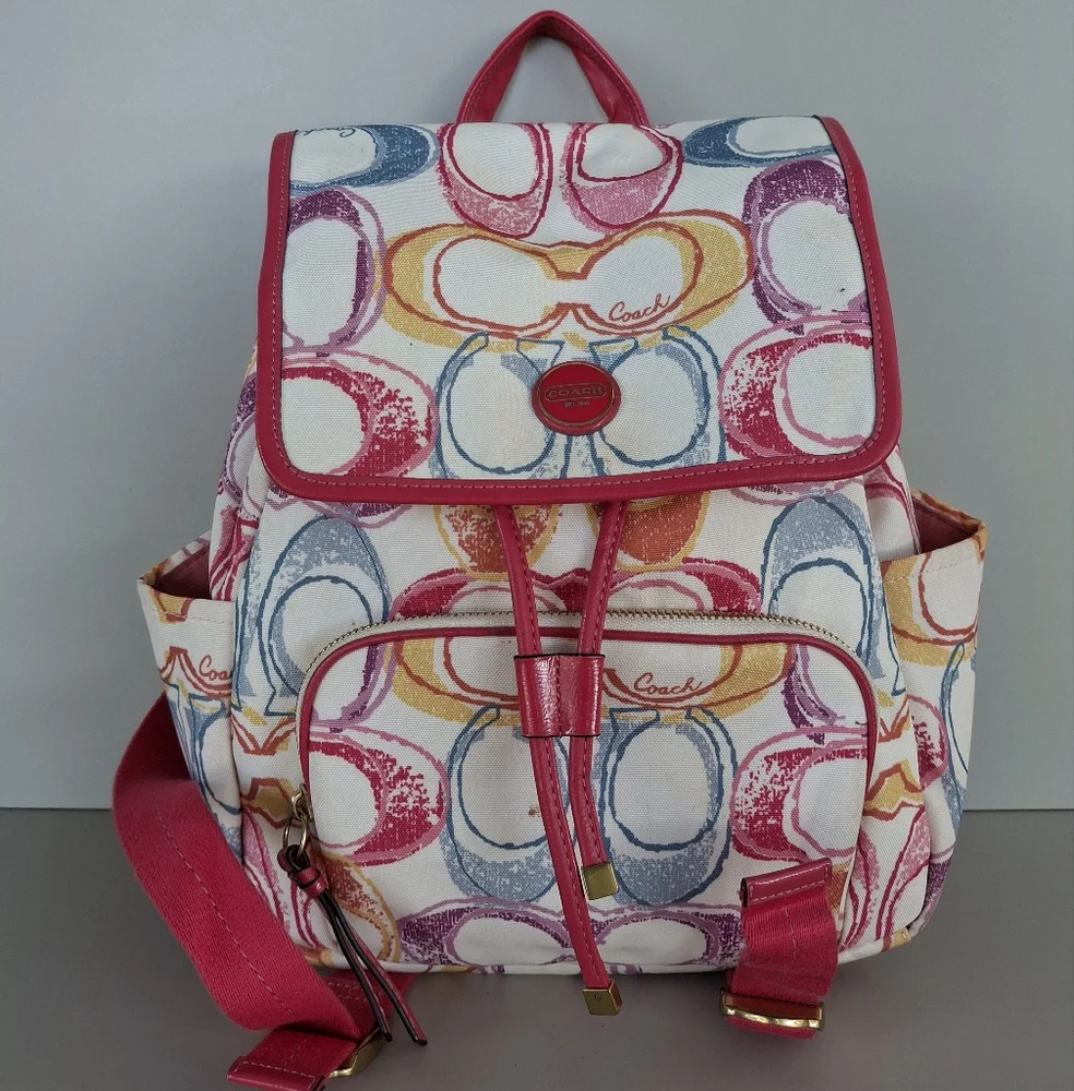 Coach Multicolor Backpack - Picture 13 of 15